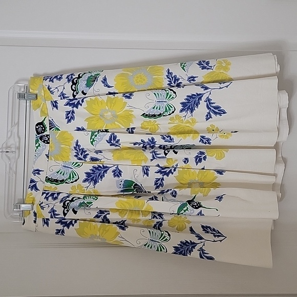 Talbots (RSVP by Talbots) Size 14 Full Flowered Skirt with Butterflies, EUC - Picture 2 of 12